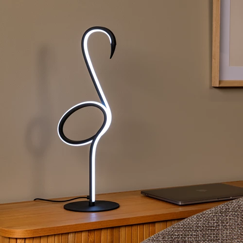Lucide FLAMINGO - Tischlampe - LED Dim. - Rgb - Multifarben - Atmosphäre 1